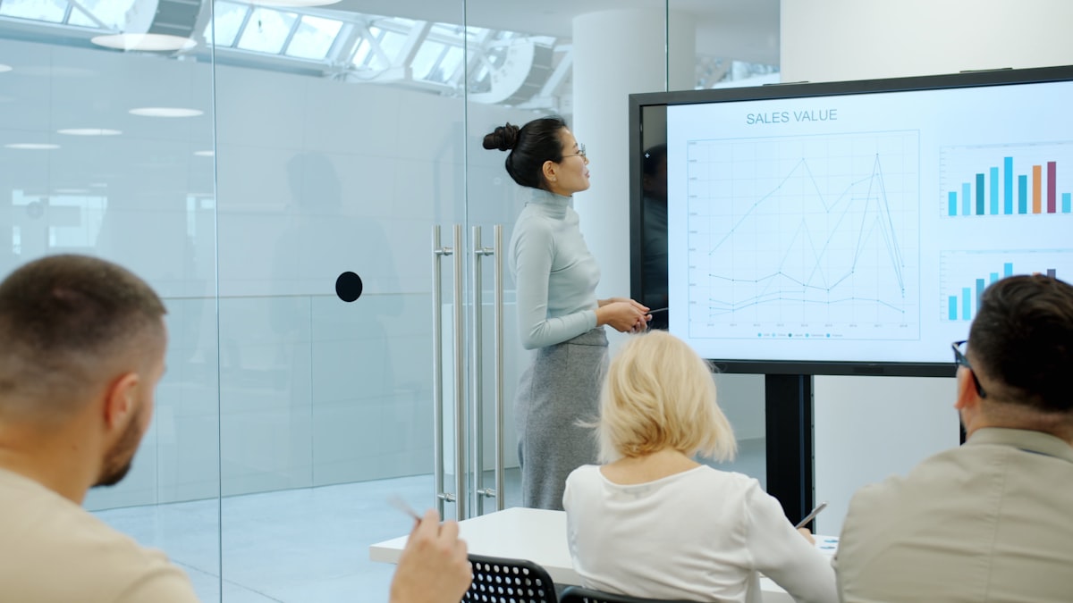 Business team evaluating AI readiness strategy