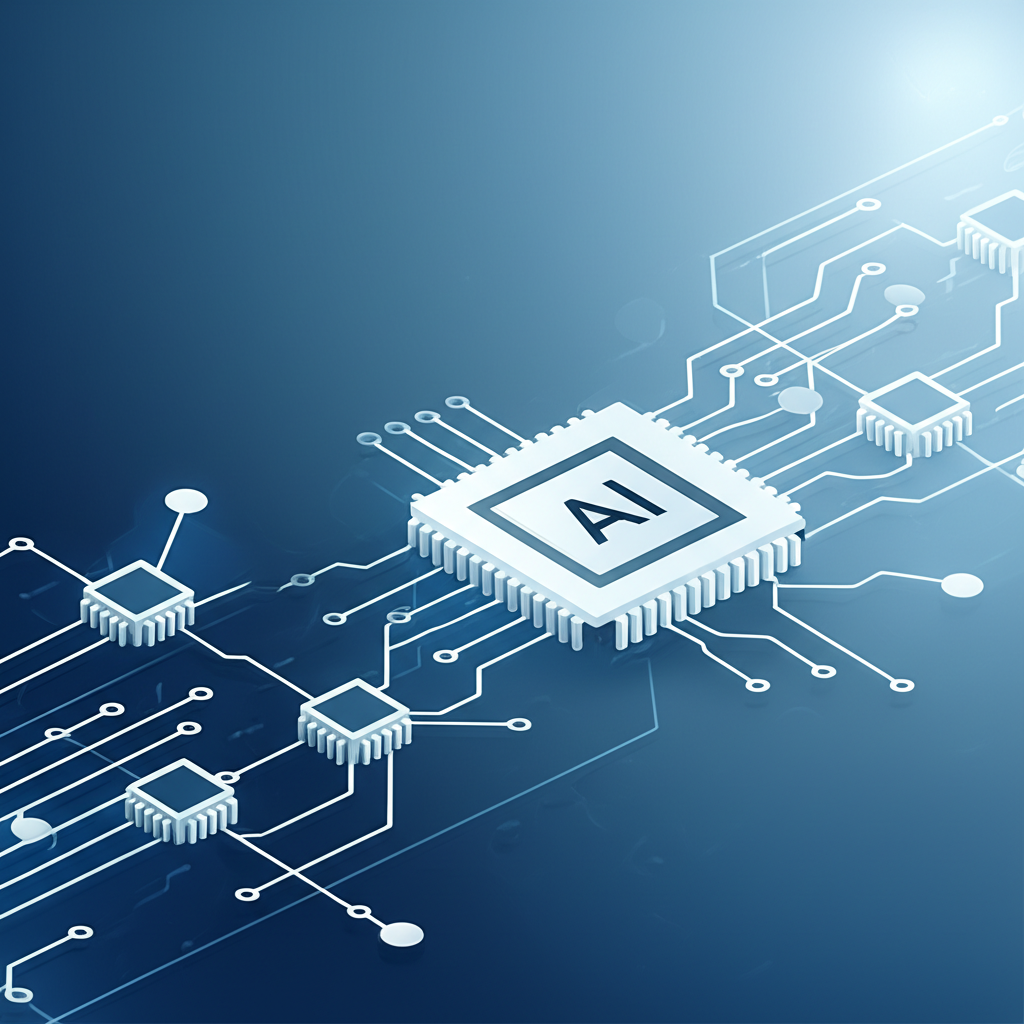 Business executive reviewing AI investment results showing gap between AI potential and actual returns